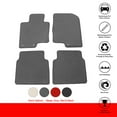 thumbnail image 2 of Ikon Motorsports Floor Mat Compatible With 2010-2014 Hyundai Sonata Factory Fitment Grey Nylon Front Rear Car Floor Mats Liner Carpets Replacement 4PCS, 2 of 8