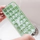 thumbnail image 4 of Bandeja para cubitos de hielo con tapa y contenedor - Bandejas de hielo apilables de fácil liberación para congelador - Molde para cubitos de hielo, 4 of 5