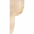 thumbnail image 3 of 4"W x 12"D x 28"H Crestline Rough Sawn Corbel, Douglas Fir, 3 of 9
