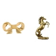 thumbnail image 1 of Tirador De Latón Con Forma De Lazo Para Cajones De Cocina, Armarios Y Cómodas. Figura Decorativa De Mesa Con Estatua De Caballo De Pie. Artesanía Hecha A Mano Para Hoteles, Estanterías Y, 1 of 8