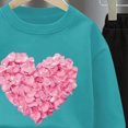 thumbnail image 4 of HFHAPW Toddler Kids Girl Fall Winter Clothes Graphic Crewneck Sweatshirt + Joggers Pants 2Pcs Outfits Set,3-4 Y, 4 of 4