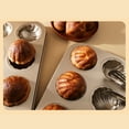 thumbnail image 3 of Molde Para Hornear De 12 Cavidades, En Forma De Concha, Fácil Liberación, Bandeja Multifuncional Para Cupcakes, Acero Al Carbono Para Galletas, Pasteles, Chocolate, Fiestas, 3 of 7