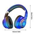 thumbnail image 3 of Hybrid Active Noise Cancelling Headphones with HD Sound, Wireless Bluetooth Headphones Over The Ear Unequaled Comfort, Vivid Deep Bass, for Home Office Travel Birthday Gift, 3 of 8