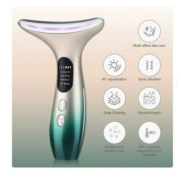 Facial Neck Massager for Skin Care Electric Face Neck Lifting Massager with 45â Heat & 3 Massage Modes for Facial Massager