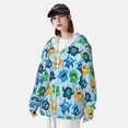 thumbnail image 4 of Picia Cartoon Monster Women's Men's UPF 50+ Sun Protection Hoodie Shirt Long Sleeve SPF Fishing Outdoor UV Hiking Lightweight Shirts-X-Large, 4 of 9