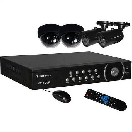Clover 4 Channel 500gb Dvr / 4 Camera Sy