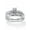 Platinum-Plated Sterling Silver, variant on Round Diamond Accent 2-Piece Bridal Set in Platinum-Plated Silver or 10K Gold