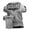 T-Shirt Heather Grey, variant on Gymish Squat Squad Gym Shirt for Men – Funny Workout T-Shirt with Rubber Back Design, Men's Gym Clothes, Fitness & Lifting Tee