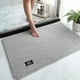 thumbnail image 1 of Alfombra antideslizante grande para baño y dormitorio 60x90cm Gris, 1 of 6