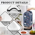 thumbnail image 4 of HELLHERO Cat Flowers Stylish Blender Dust Cover with Reusable Multifunctional Dust Protector Home Kitchen, 4 of 6
