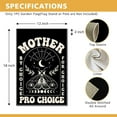 thumbnail image 2 of Mother By Choice For Choice Garden Flag, Double Sided Yard Outdoor Farmhouse Lawn Porch Decor Flag, Women's Rights Flag, Feminist Empowerment Gifts for Women Friend Coworker BFF, 2 of 10