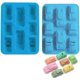 thumbnail image 2 of Carton Car Mold Silicone Baking Moulds Bakeware For Birthday Theme Party, Muffin Cups, Ice Cube, Soap, Wafer, Cake, Bread, Tart, Pie, Flan, Pudding, C, 2 of 5