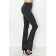 thumbnail image 3 of ALWAYS Women's Leg Flare Bell Bottom Soft Stretchy Pants BLACK S, 3 of 7