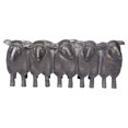 thumbnail image 3 of Creative Co-Op DA7782 Resin Sheep Planter, Distressed Iron, 3 of 5