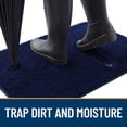 thumbnail image 3 of Buganda Dog Door Mats and Rugs, Washable Mat for Dog Paws, Absorbs Moisture and Dirt, Chenille Indoor Door Mats, 48x30, Navy Blue, 3 of 9