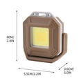 thumbnail image 2 of ZFYXGS Multi Functional Mini Keychain Light Magnetic Work Light Outdoor Mountaineering Camping Flashlight Camping Light, 2 of 2
