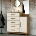 thumbnail image 4 of Chest Lisboa - Brown/Off White, 4 of 5