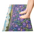 thumbnail image 5 of WOBOGO Iris Bush Carpet 39x20in Kitchen Bathroom Livingroom Plush Absorbent Non-Slip Floor Mat, 5 of 8