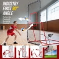 thumbnail image 5 of Patiassy 7x4 FT Volleyball Rebounder Net, Adjustable Angle Bounce Back Trainer for Solo Practice, Foldable Volleyball Training Equipment for Spiking, Passing, Serving & Bumping, 5 of 10