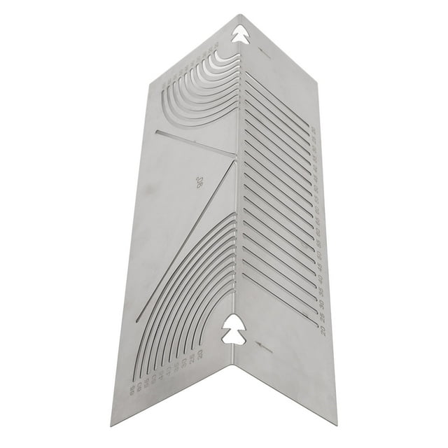 Adjustable Precisionflex Angle Arc Marking Tool Stainless Steel Rustproof for Metalworking, Parallel Line Drawing Tool Save Time Achieve Accurate Craftsmanship for Metal Craftsmen