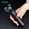 thumbnail image 3 of Er na VGR New Electric Shaver Rotary 3D Floating Razor Waterproof Shaver Men's Razor Professional Beard Trimmer USB Rechargeable V-310, 3 of 15