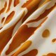 thumbnail image 5 of Camisas De Lino Para Hombre Camiseta de manga corta con solapa y hebilla con estampado de y ocio para hombre (Orange, 3XL), 5 of 7