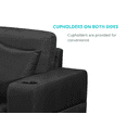 thumbnail image 3 of Aerys Sectional Sofa Couch for Living Room, Sectional with Storage Chaise, LHF, black, 3 of 5