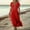 A_ Red, variant on Stylish SMihono Linen Casual Dresses for Women Flowy V Neck Short Sleeve 2025 Maxi Dress Lightweight Summer Beach Vacation Clothes White L