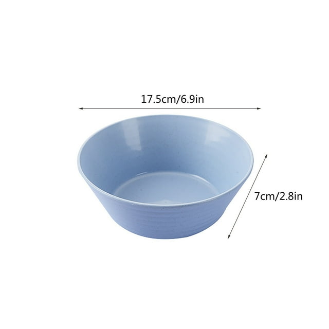 Kieccall 6.7 Inch Wheat Bowl Wheat Straw Bowl Eco Friendly Dinnerware For Rice Soup And Home Kitchen Dining