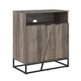 thumbnail image 4 of Manor Park Modern Angled Door Accent Cabinet, Grey Wash, 4 of 9