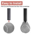 thumbnail image 4 of 12 Pcs Pelotas de tenis precortadas para andadores, bolas deslizantes precortadas universales, accesorios para andadores, gris, 4 of 6