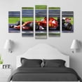 thumbnail image 3 of Cuadro Decorativo Auto Ferrari Fórmula 1 Juego De 5 Piezas 150x80cm Ideal Para Sala Oficina Taller Decoración Moderna, 3 of 5