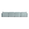 thumbnail image 3 of Pemberly Row Seafoam Performance Corduroy Velvet 6-Piece Modular U-Sectional, 3 of 5