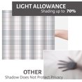 thumbnail image 6 of LALILO Kitchen Curtain Valance Plaid Graphic Check Rod Pocket Window Curtain 52"x 18" Set of 2, 6 of 6