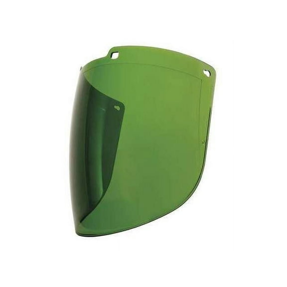 Uvex by Honeywell Turboshield 9" X 15 7/8" X 3/32" Green Shade 5 Uncoated Polycarbonate Faceshield For Use With Turboshield Headgear and Hardhat Adapter Only