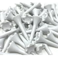 thumbnail image 4 of NorthPointe 1 ½” Plastic Golf Tees Short Tees for Irons, Par Threes, Hybrids, and Driving Range Pack 50 Bulk in High Visibility White Durable Plastic Solid White, 4 of 4