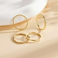 thumbnail image 7 of APSVO 4PCS 18K Gold Plated Rings for Women Non Tarnish Fashion CZ Pinky Stackable Ring Set Wedding Birthday Graduation Mothers Day Jewelry Gifts Her Teen Mom Girlfriend Adults Ideas Size 6/7/8/9/10, 7 of 7