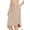 ASH MOCHA, variant on Women & Plus Elastic Waist Knee Length Tulip Hem Midi Skirt with Side Pockets & Self Tie Drawstring