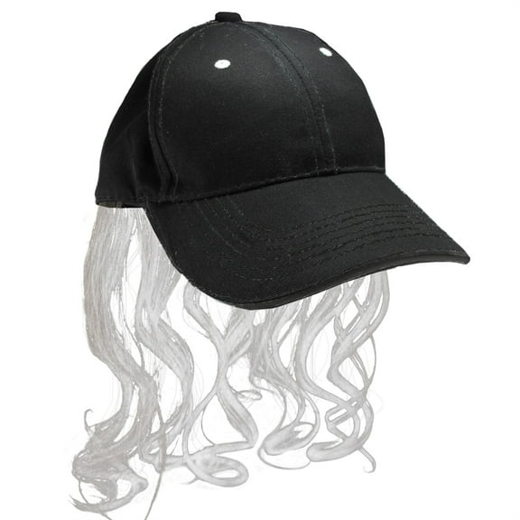 Billy Ray Mullet Hat Gray (Platinum) Wig Halloween Costume Cap
