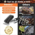 thumbnail image 3 of Grill Brush and Scraper-18 Adjustable Handle Safe BBQ Grill Brush for Outdoor Grill-Deep BBQ Clearning Brush wih Bottle Operner Extra Strong Grill Cleaner Accessories for Gas/Charcoal Grilling Grates, 3 of 8