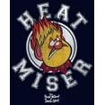 thumbnail image 2 of Men's The Year Without a Santa Claus Heat Miser Stamp  Graphic Tee Navy Blue Large, 2 of 5