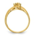 thumbnail image 5 of Finest GoldXMR10-2-7 14K Yellow Gold Polished 2-Stone Mothers Ring Mounting - Size 7, 5 of 5