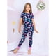 thumbnail image 2 of Prestigez Girls Organic Cotton 2 Piece Pajama Set, Butterflies, Size: T 8 Prestigez K227136, 2 of 7