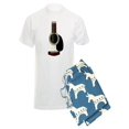 thumbnail image 1 of CafePress - Acoustic Guitar - Men's Light Pajamas, 1 of 1