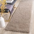 thumbnail image 3 of Safavieh Laguna Shag 6'7" Round Power Loomed Rug in Sand, 3 of 10
