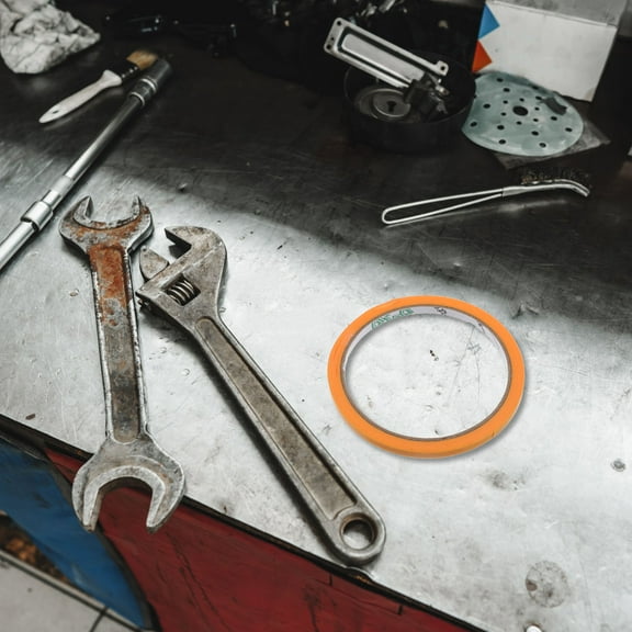 NICEXMAS Masking Tape Masking Tape Orange PVC 1Pack for Wall Paint and Decoration