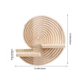 thumbnail image 3 of Estante de madera para pared estilo bohemio,estante colgante de forma irregular,organizador de almacenamiento decorativo para sala de estar,dormitorio,para guardar libros,estatuas y macetas, 3 of 8