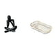 thumbnail image 1 of Figura de escritorio,Escultura abstracta de pensador para decoración de oficina y hogar.,Bandeja de almacenamiento,Bandeja rectangular para servir,bandeja para postres y frutas de, 1 of 8