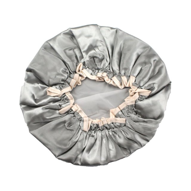 Visland Bonnet de Douche Imperméable Réutilisable Double Couche Élastique pour Salle de Bain