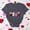 Dark Gray, variant on Womens Plus Tees Graphic Short Sleeve Ladies Plus Size Tops Casual Lightweight Romantic Going Out Regular Tops,Pink L